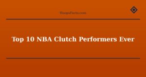 Top 10 NBA Clutch Performers Ever