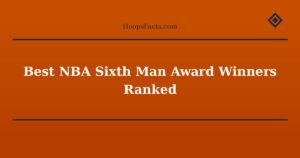 Best NBA Sixth Man Award Winners Ranked