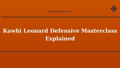 Kawhi Leonard Defensive Masterclass Explained