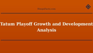 Tatum Playoff Growth and Development Analysis