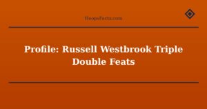 Profile: Russell Westbrook Triple Double Feats