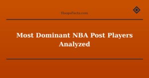 Most Dominant NBA Post Players Analyzed