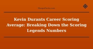 Kevin Durant\s Career Scoring Average: Breaking Down the Scoring Legend\s Numb